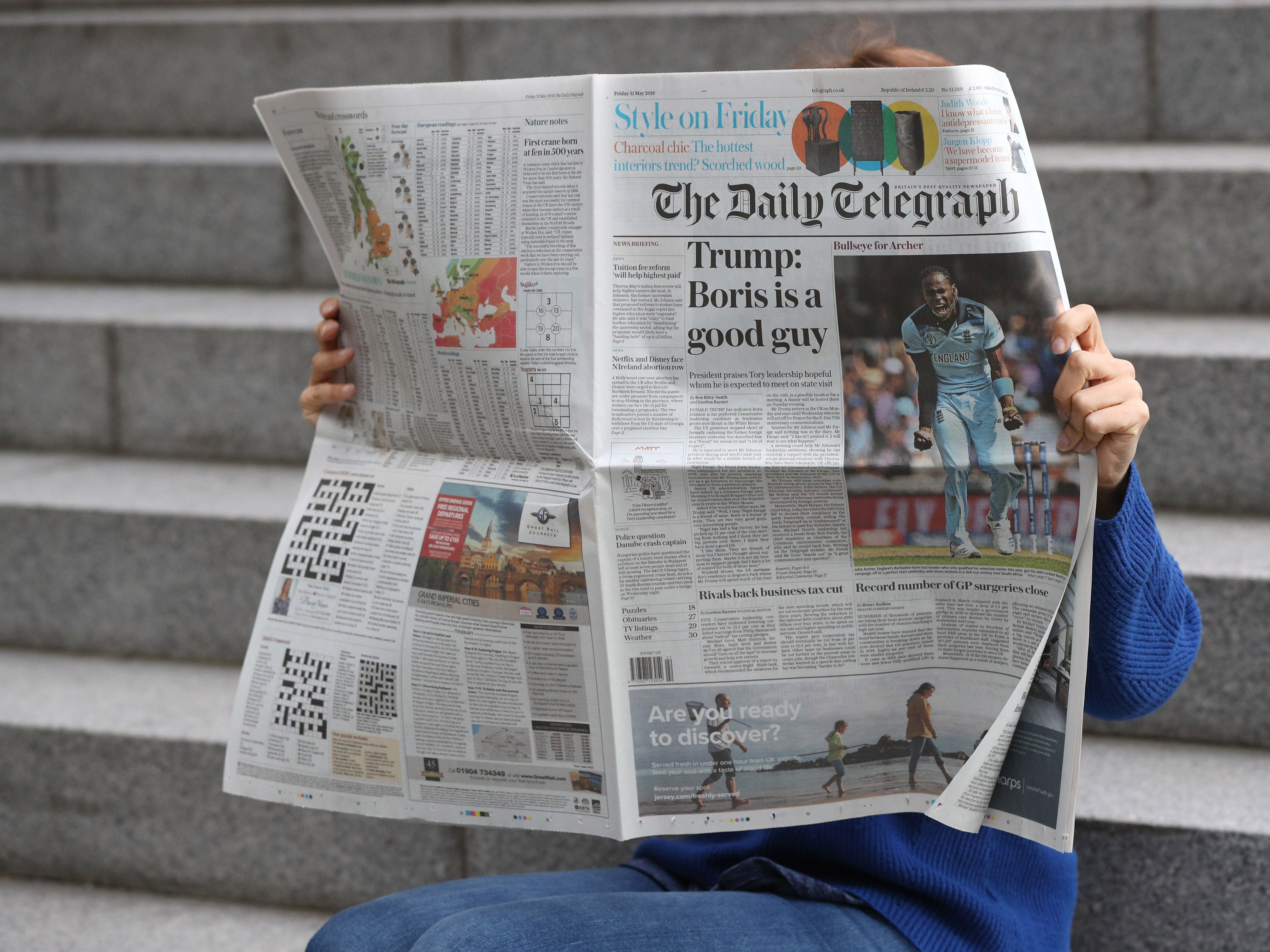 Private equity firm plots takeover bid for Telegraph – reports