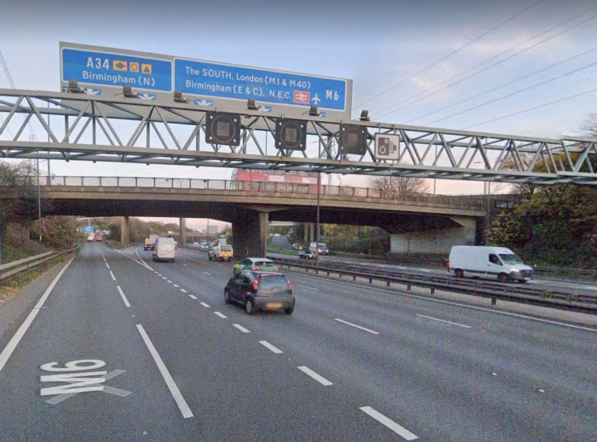 Woman seriously injured after falling from M6 bridge Express Star