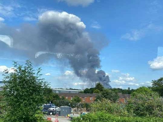 40 firefighters remain at scene of huge factory blaze overnight 