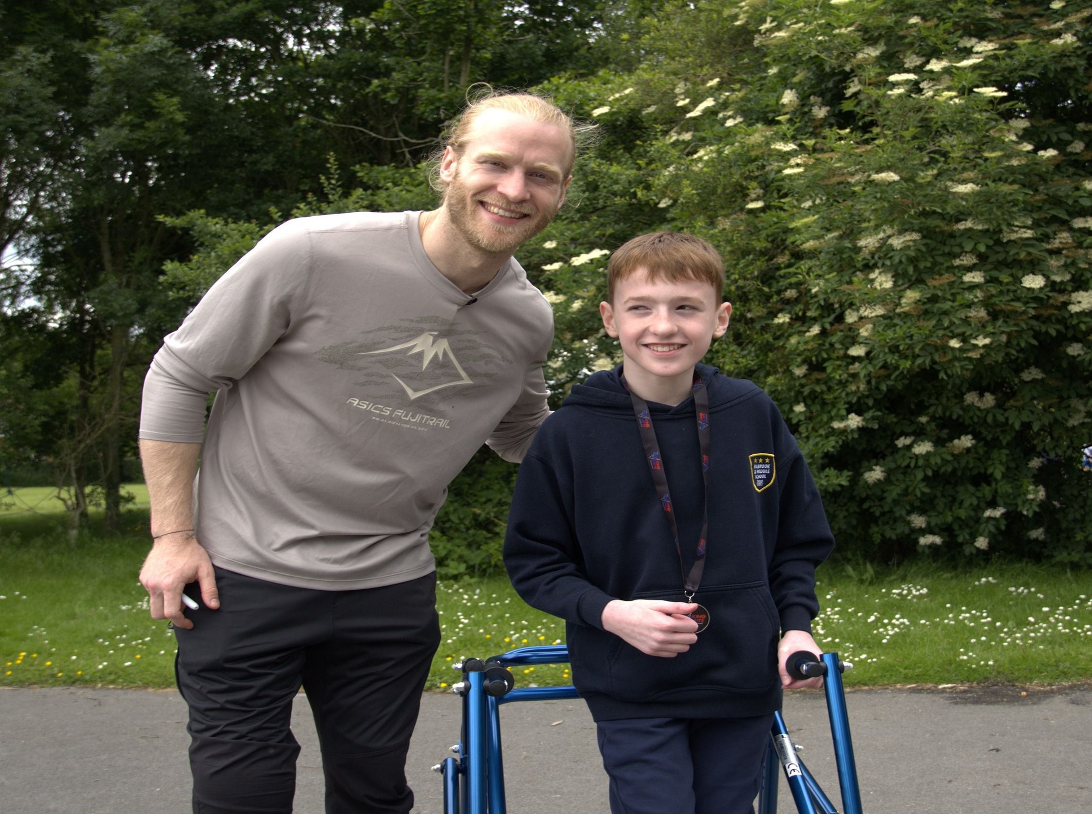 Inspirational day for pupils as gold medal winning Paralympian attends school sports day
