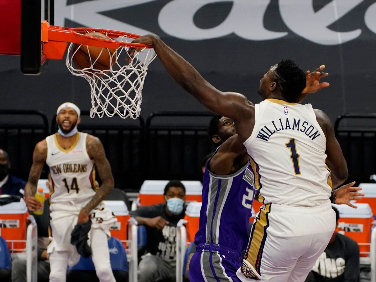 Zion Williamson goes big for New Orleans Pelicans over Sacramento Kings