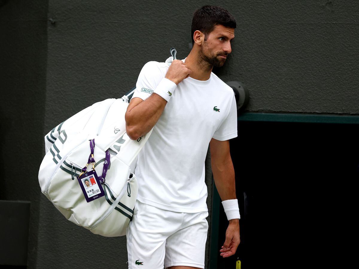 Novak Djokovic arrives at Wimbledon as rehabilitation continues