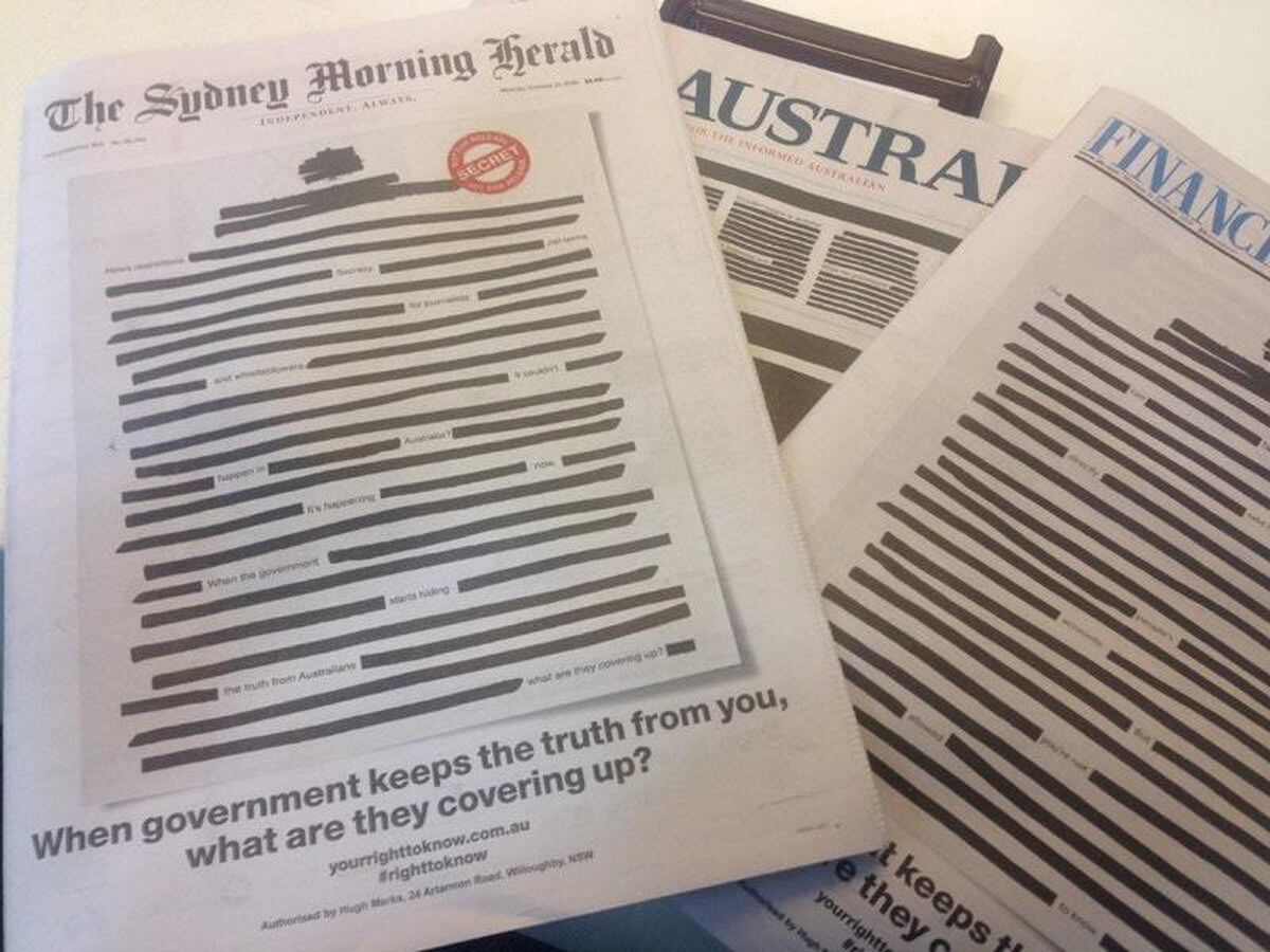 Australian Newspapers Campaign Against Government Secrecy | Express & Star