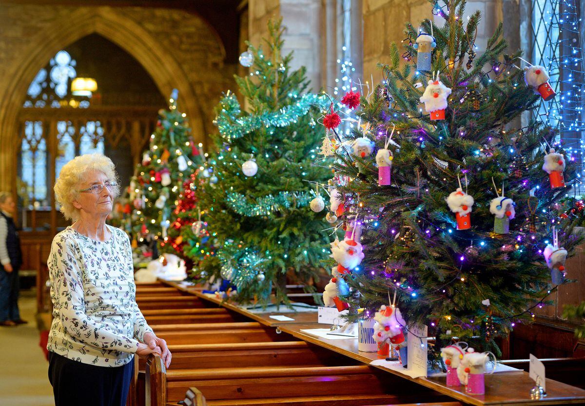 GALLERY: Trees turn historic Cannock church into winter wonderland ...