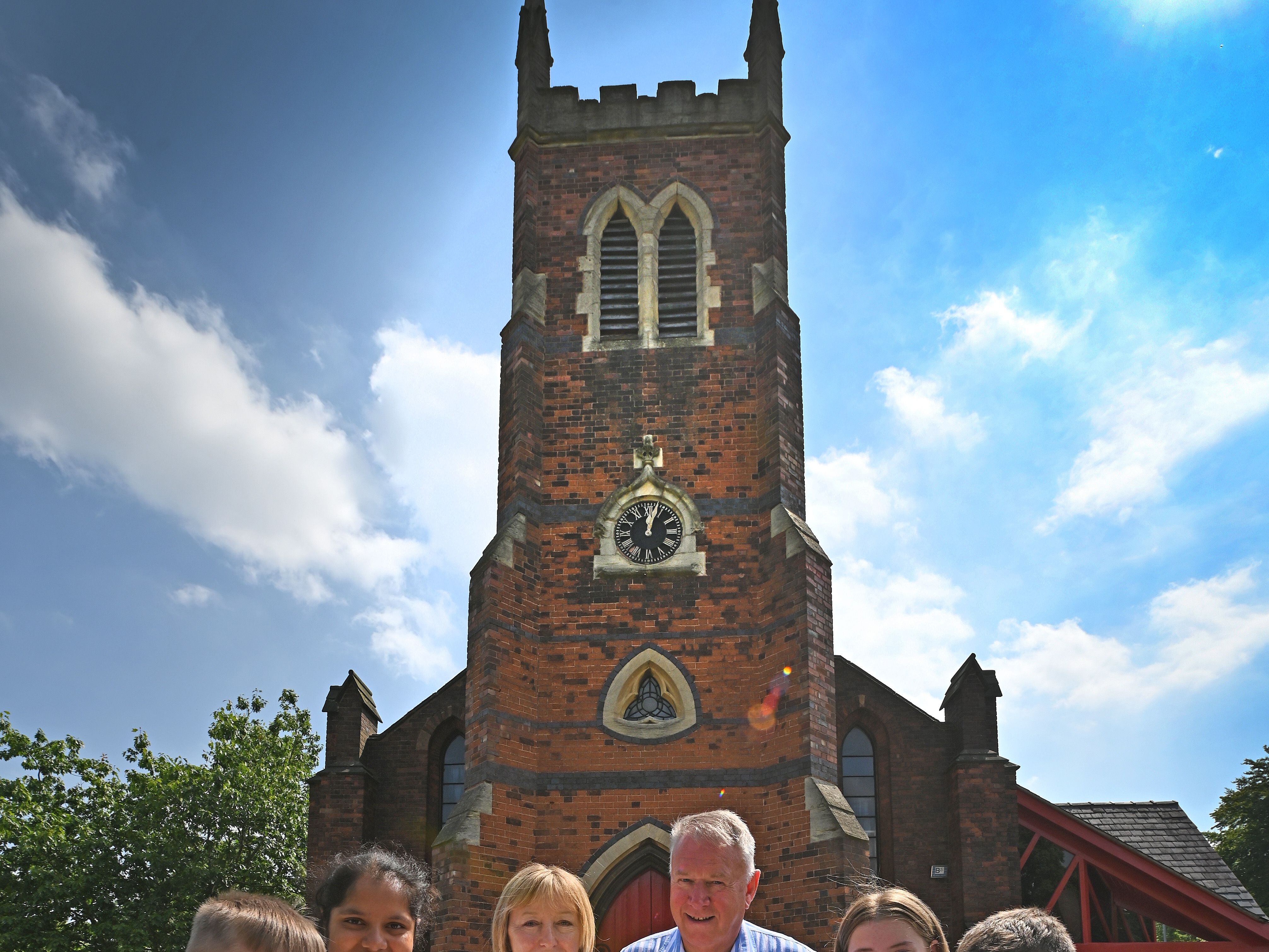 Pupils and parishioners old and new come together to celebrate Pelsall community