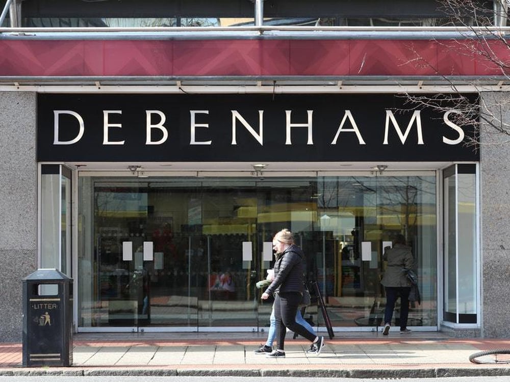 Debenhams store closures put 1,200 jobs under threat ...
