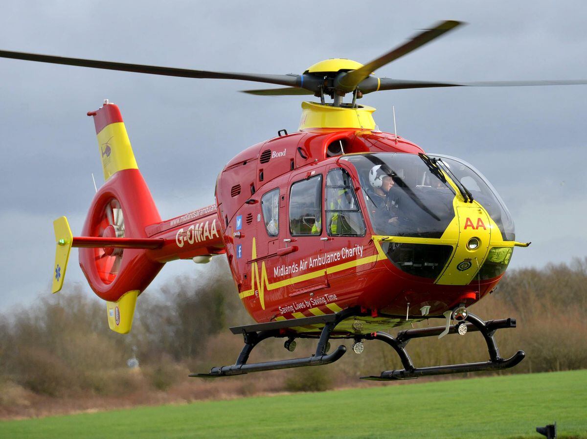 Air ambulance called after crash at Wolverhampton junction where ...