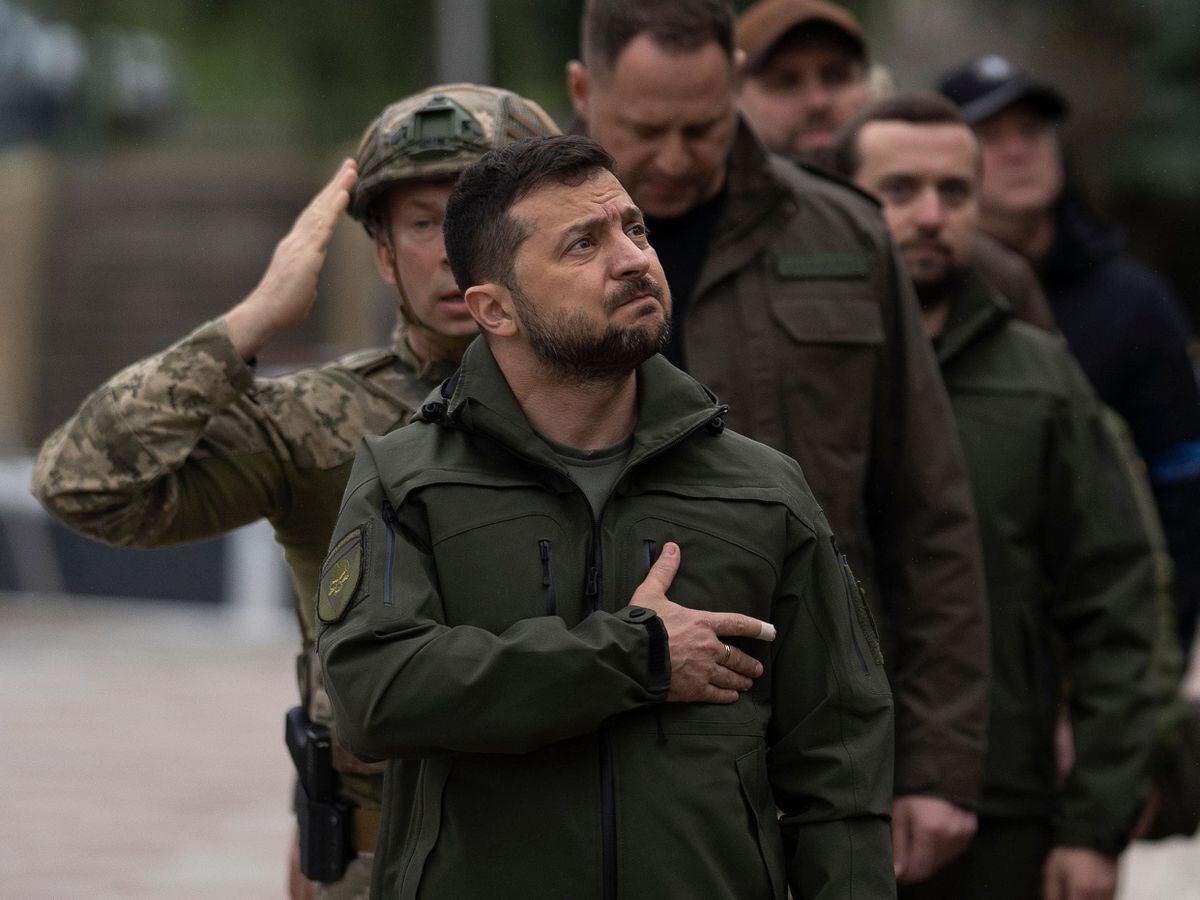 Zelensky Pledges Push For Victory On War Anniversary | Express & Star