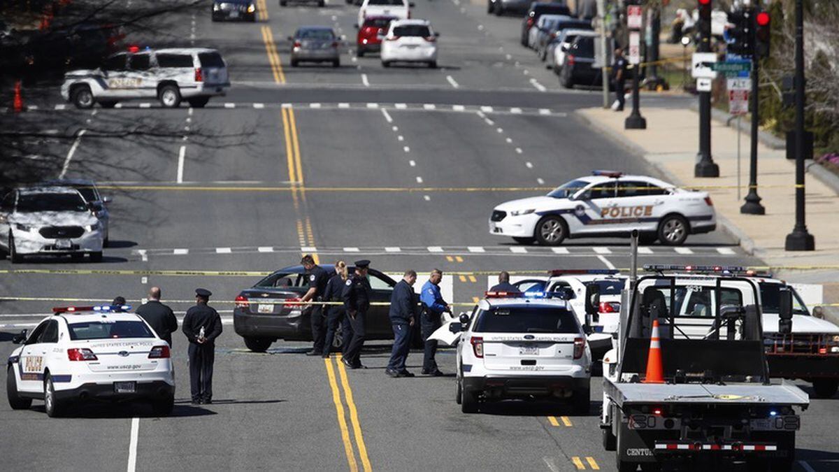 Driver In Custody After Striking Police Vehicle Near Us Capitol Express And Star