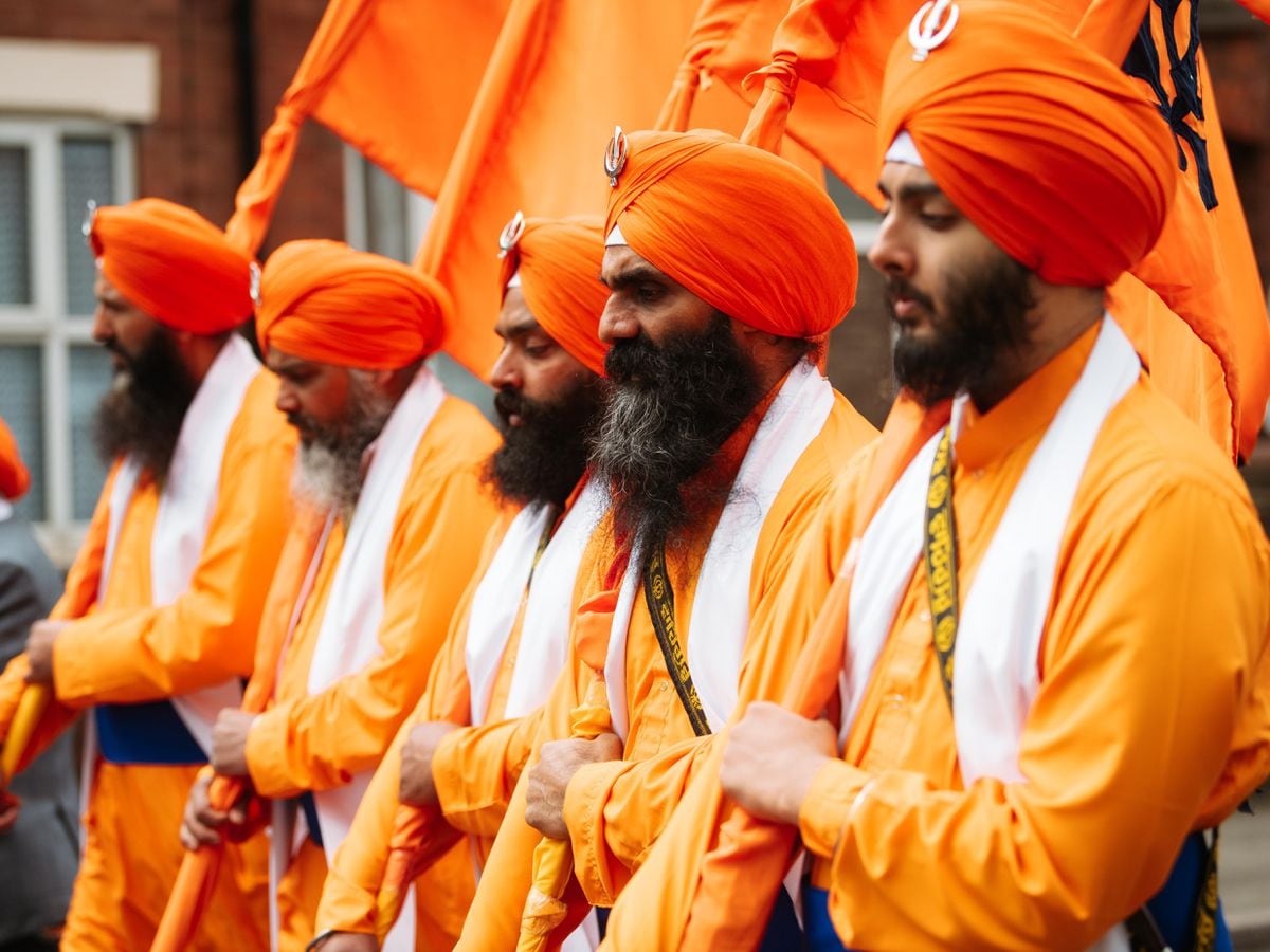 Bright colours and loud sounds as thousands come out for Vaisakhi