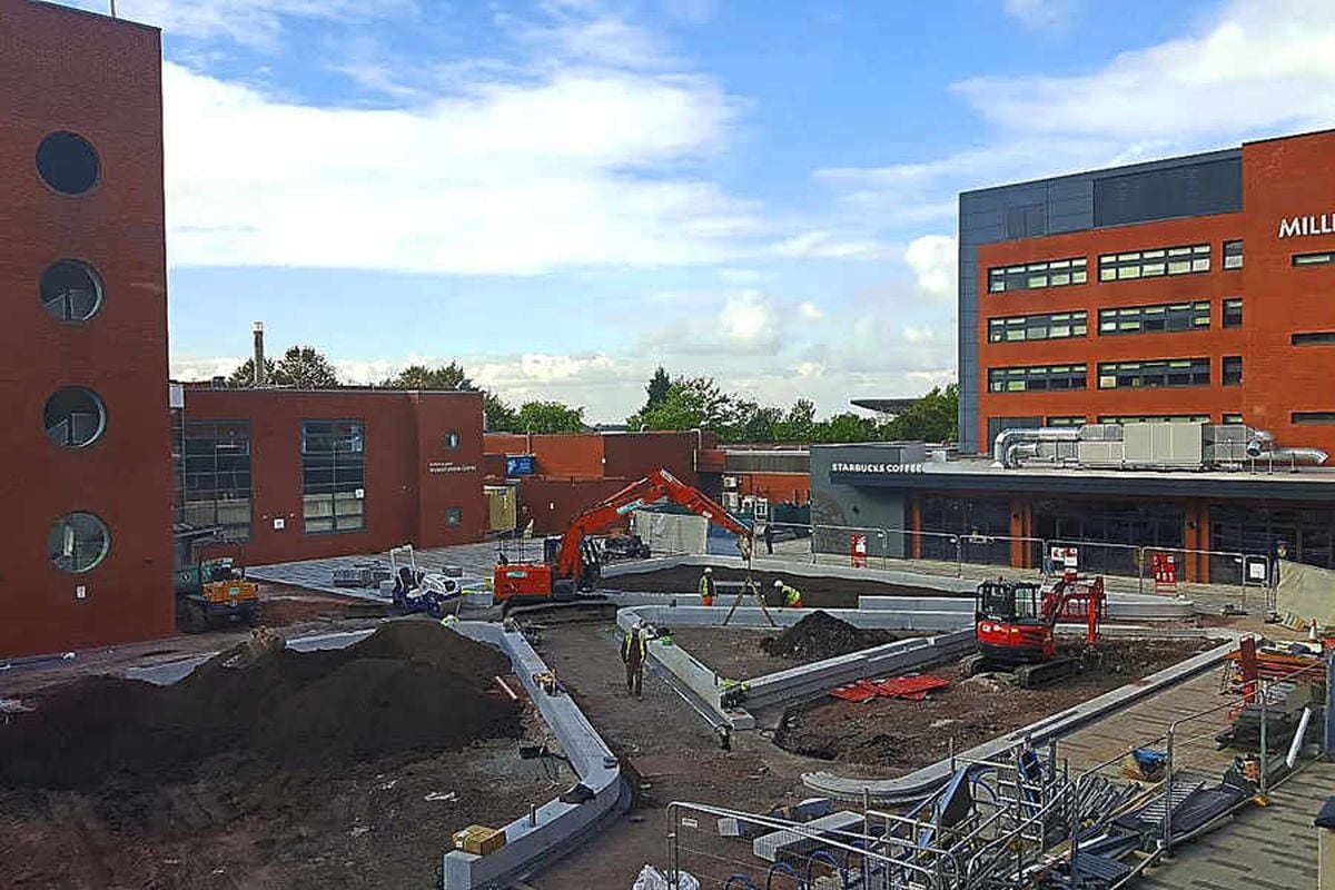 University of Wolverhampton £4 million hub work under way | Express & Star