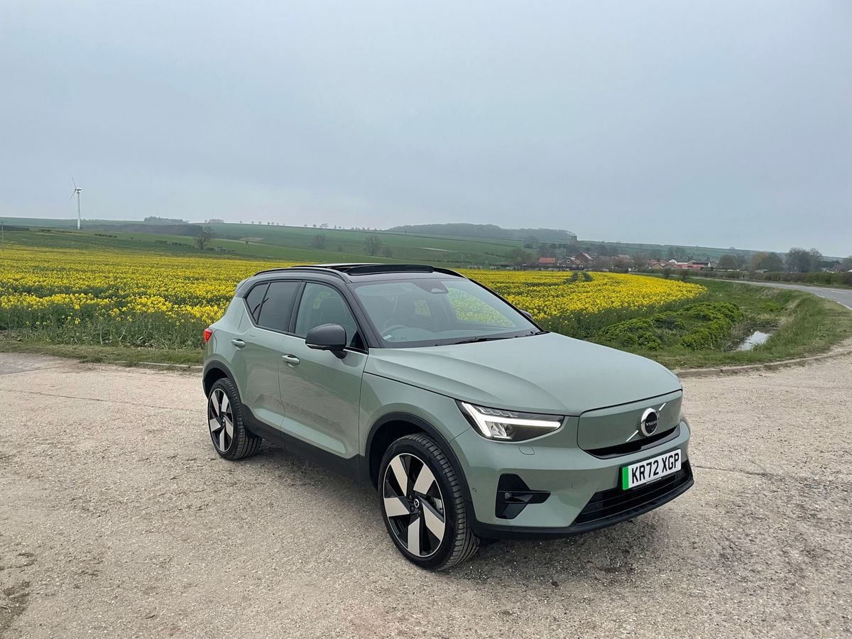 xc40 recharge sage green