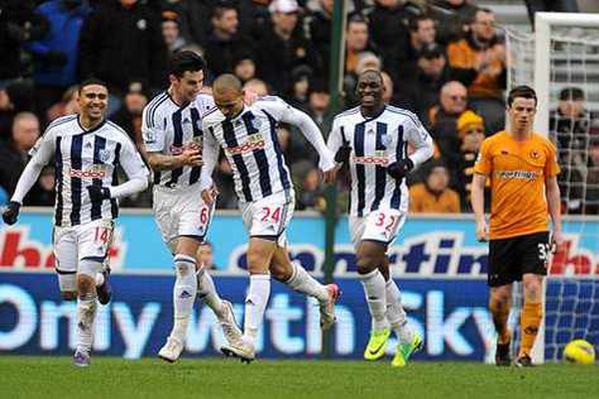 West Brom fight back to earn huge victory over Wolves