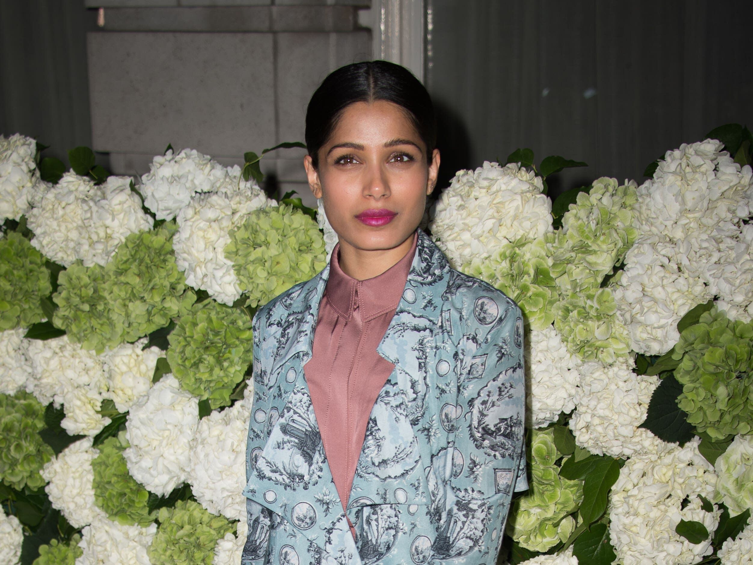 Freida Pinto: Growing up in India made me want to star in a Christmas movie