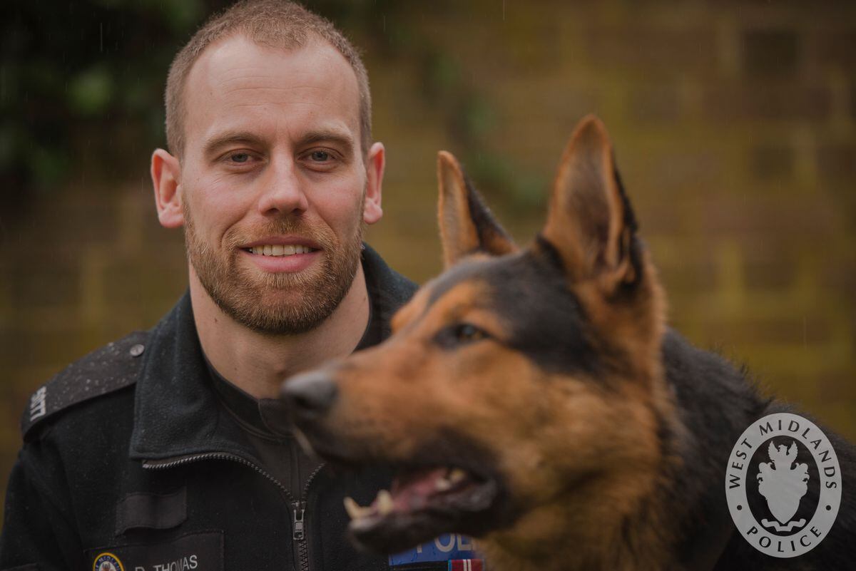 West Midlands police dog handler back on the job after being impaled on ...