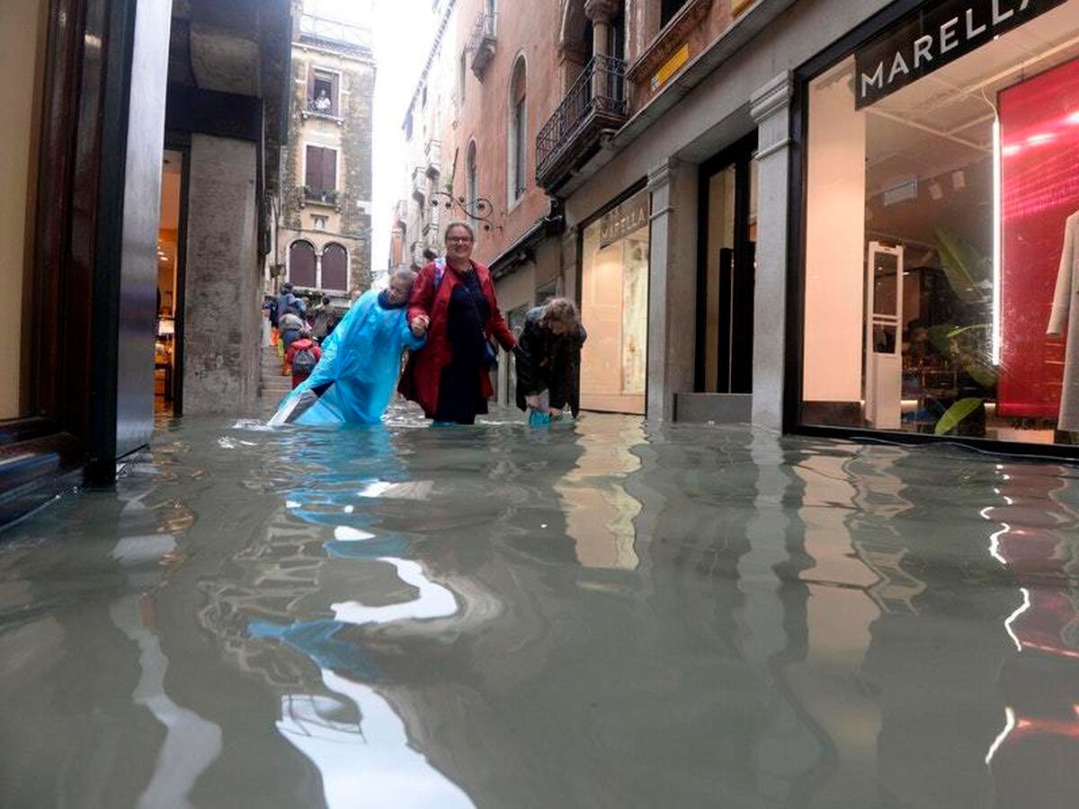 In Pictures Venice under water as storms batter Italy Express & Star