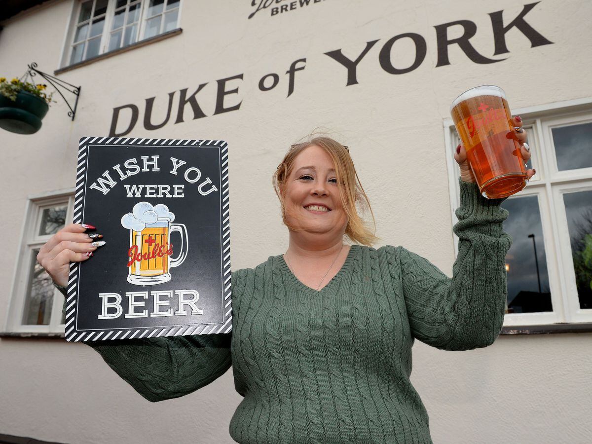 Leanne Giblin at the Duke of York pub, Lichfield