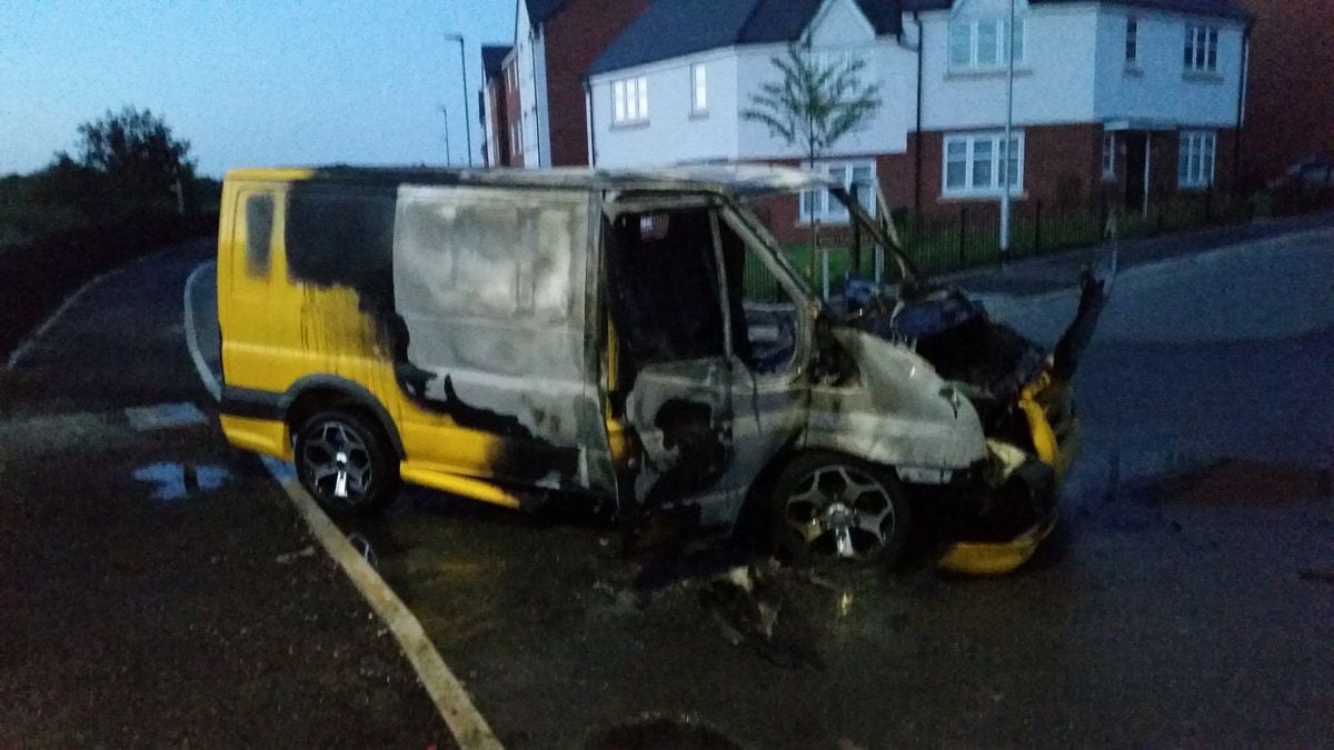 Bloxwich Van Torched In Arson Attack | Express & Star