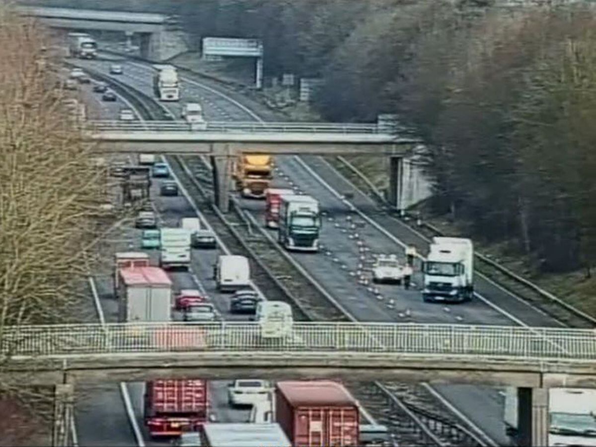 M6 Closed Near Stafford For 11 Hours After Man Seriously Injured In ...