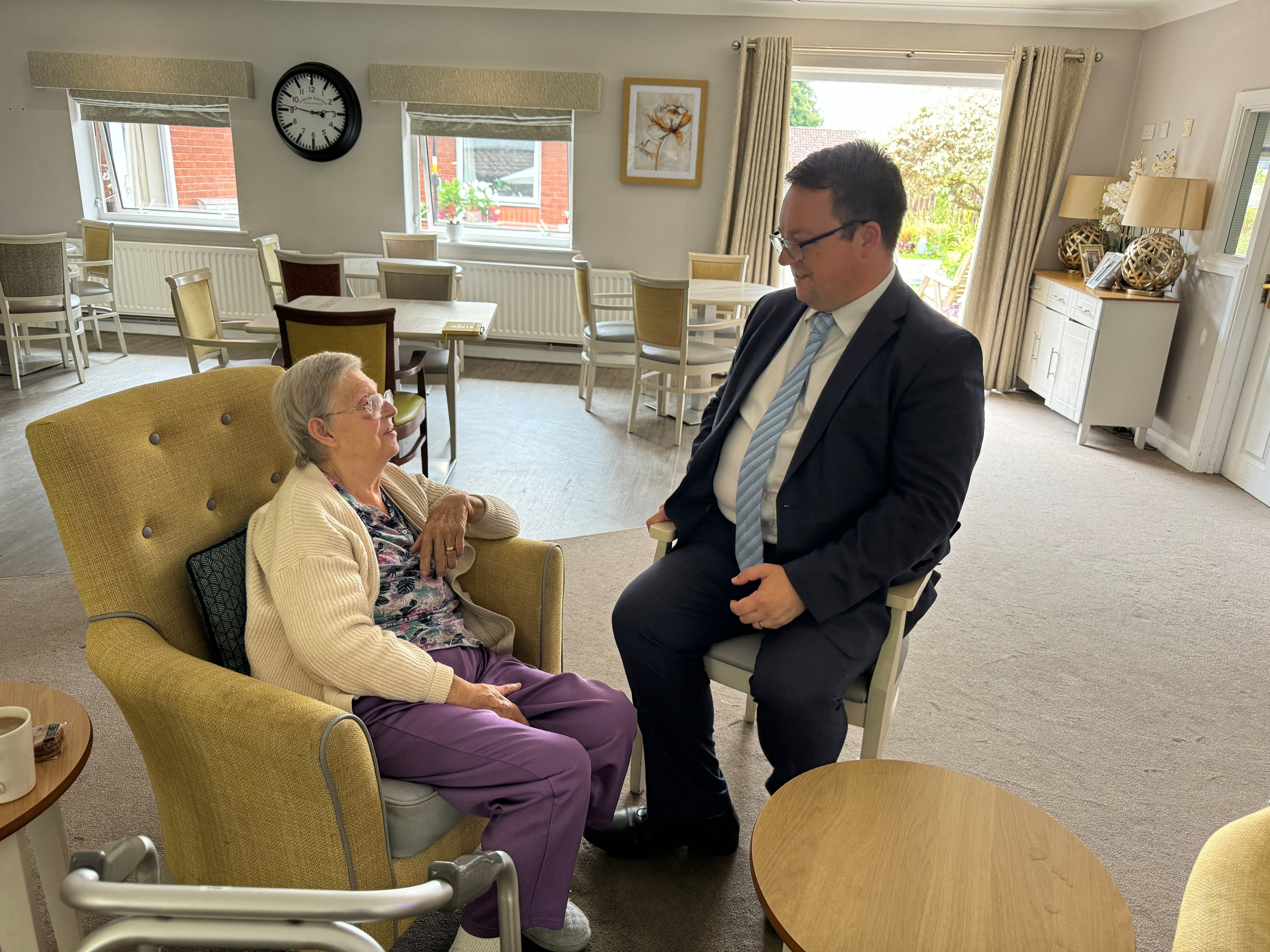 Local MP visits residents at ‘wonderful’ Dudley care home
