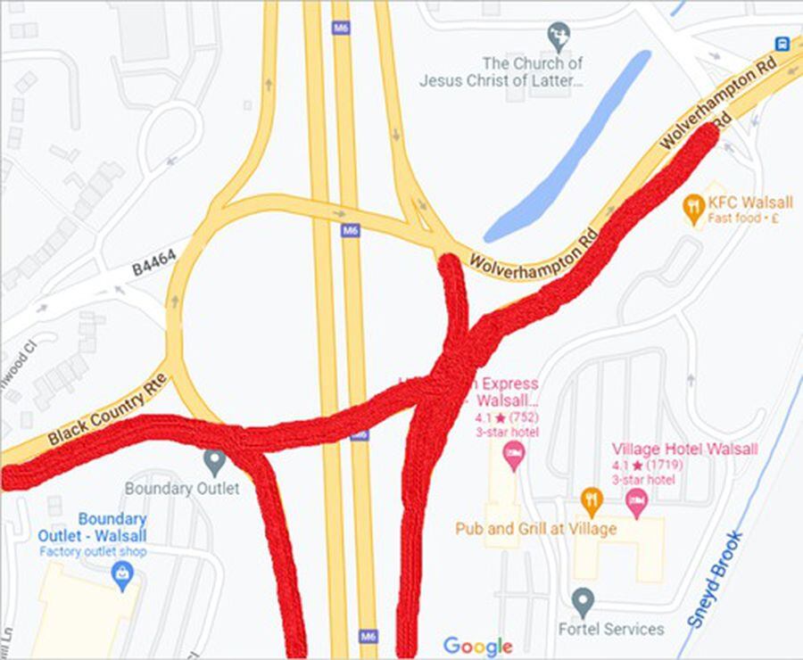 Two Weeks Of Overnight Closures At M6 Junction 10 To Start After Easter   NE3O6AGQSJH6XLOP3PWAZQL4EQ 