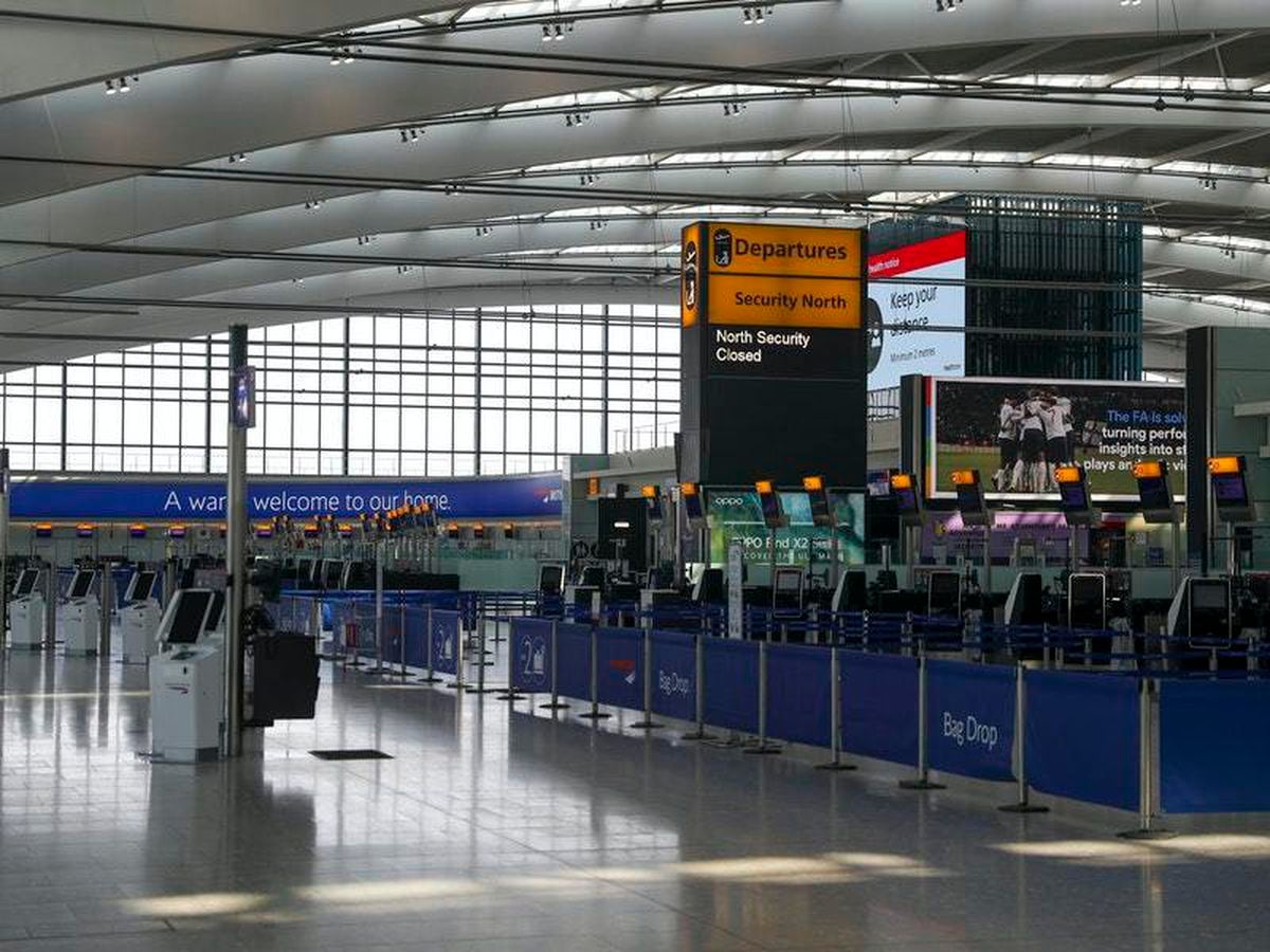 Heathrow boss warns social distancing at airports is ‘physically ...