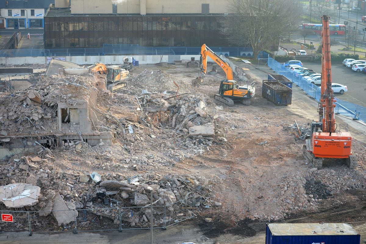 GALLERY: Walsall police station reduced to rubble | Express & Star