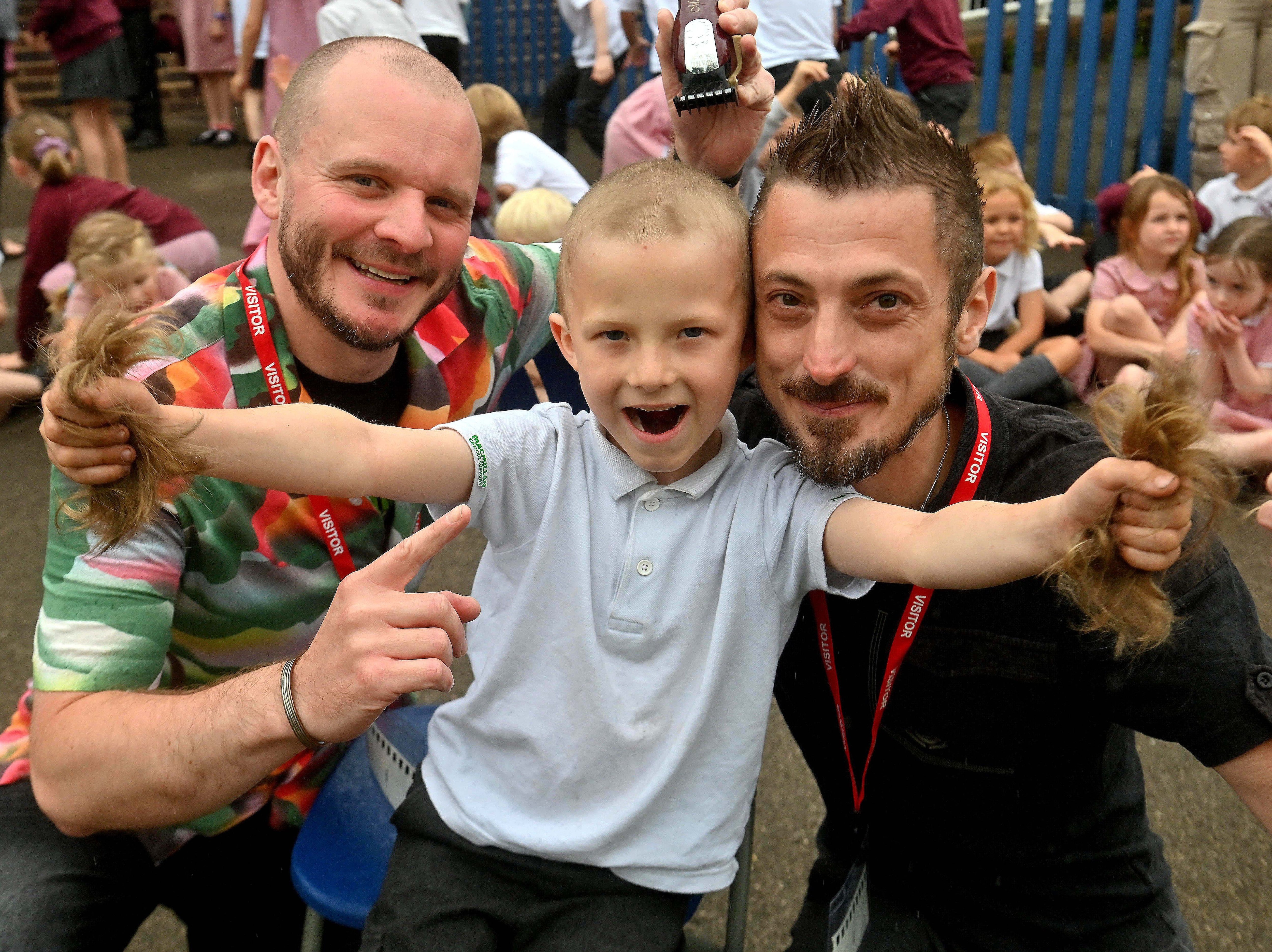 Watch: Six-year-old Bridgnorth schoolboy braves the shave for charity 