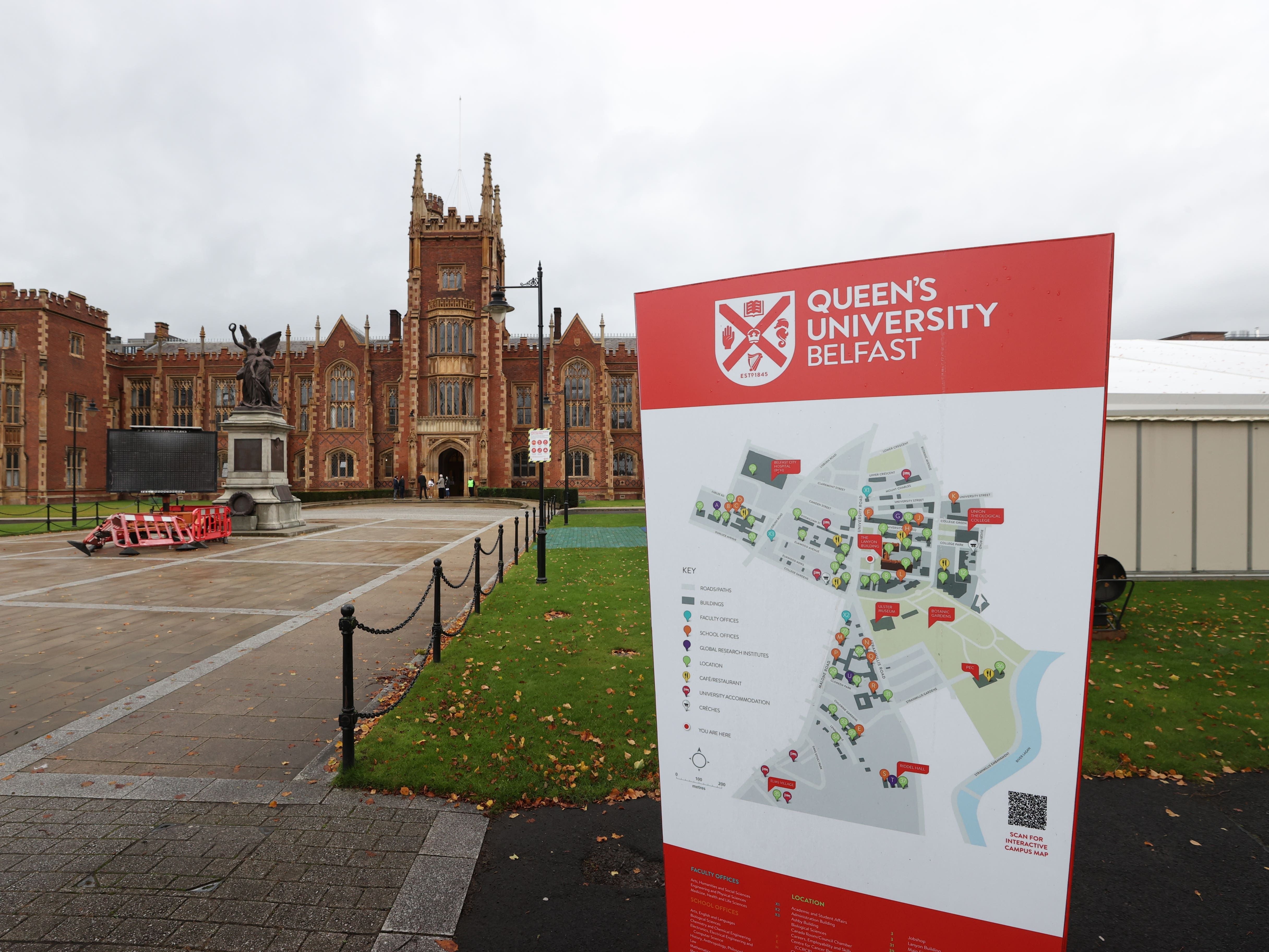 Queen’s University announces more support to bring Palestinian students to NI