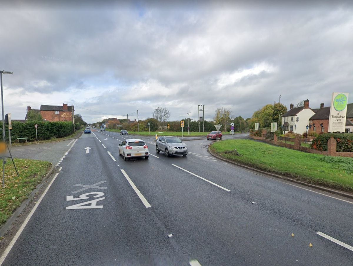 Multi vehicle crash closes busy A5 heading into Cannock Express