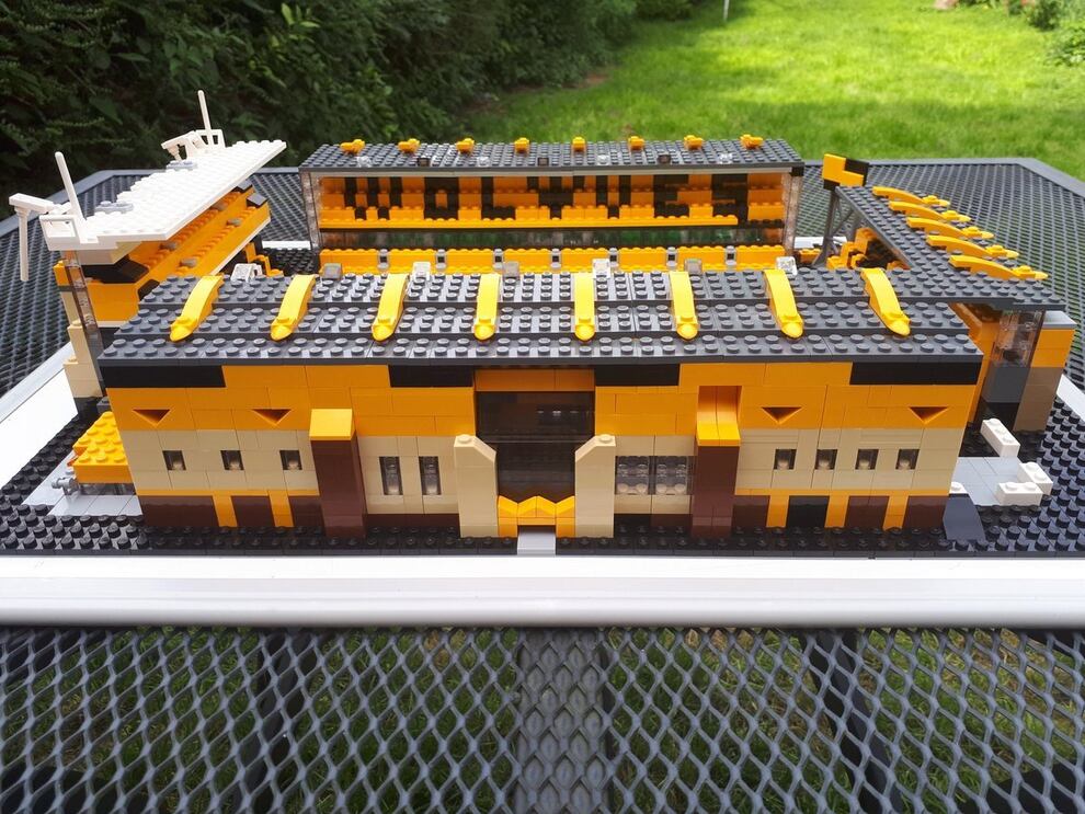 It’s Molineux, but not as you know it! Lego stadium created for