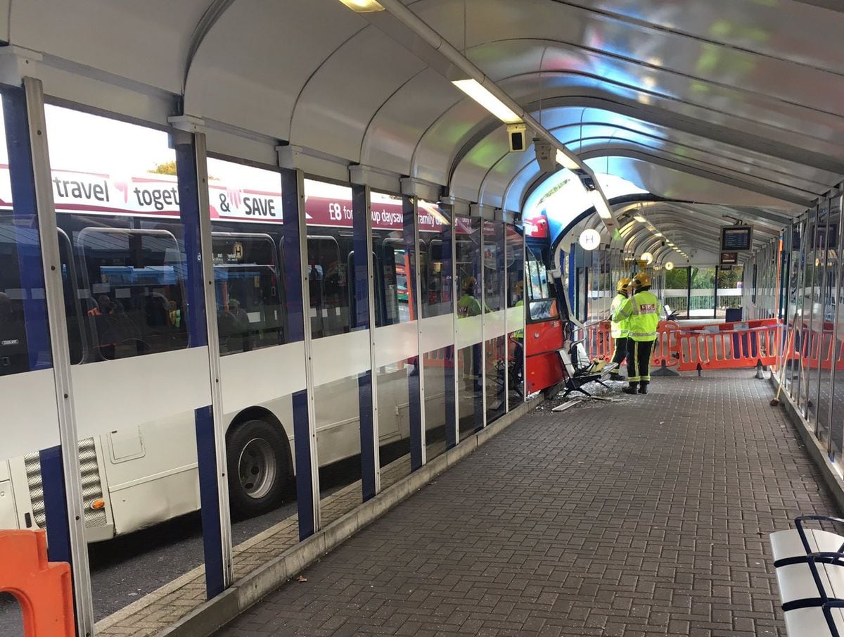 Dudley Bus Station cordoned off after shelter damaged in accident