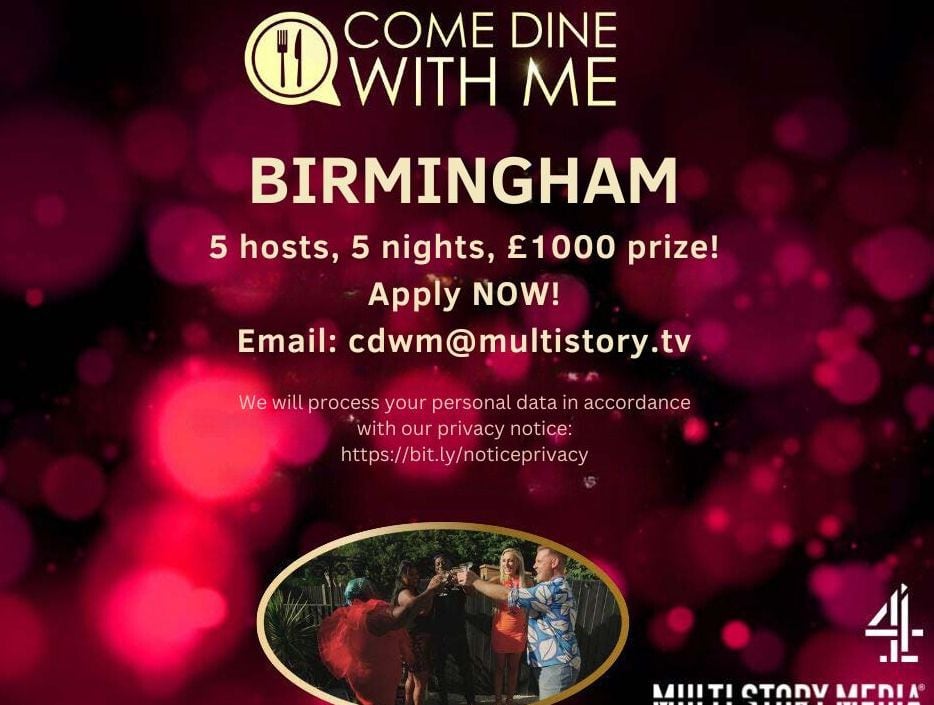 Come Dine With Me looking for 'fun and confident' contestants with chance to win £1,000 prize