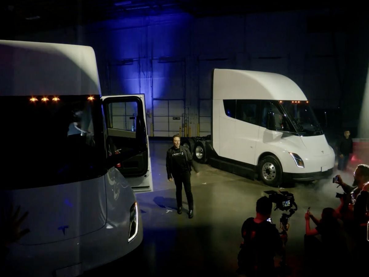 tesla semi delivery event time