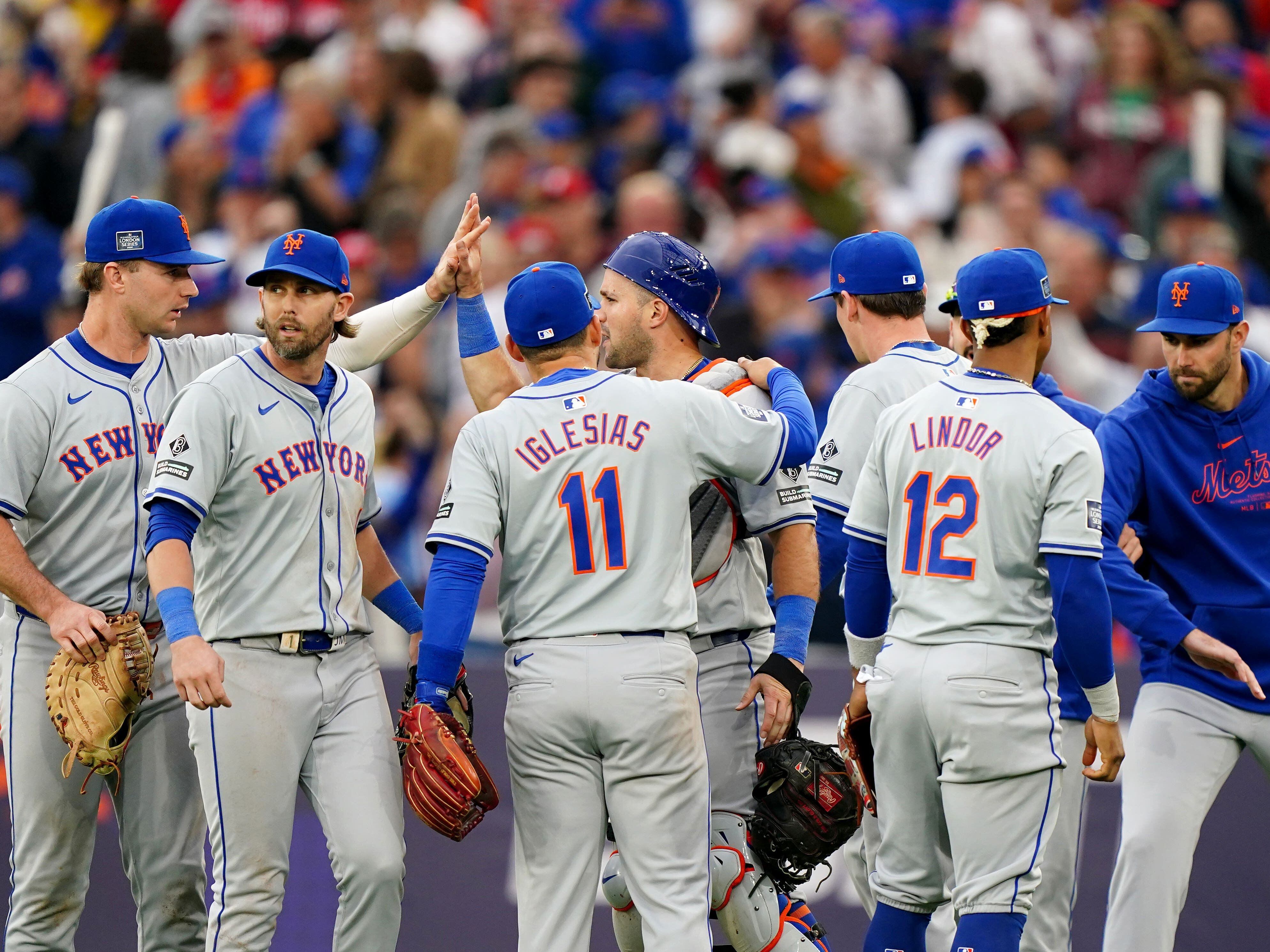 New York Mets secure late win to split London Series with Philadelphia Phillies