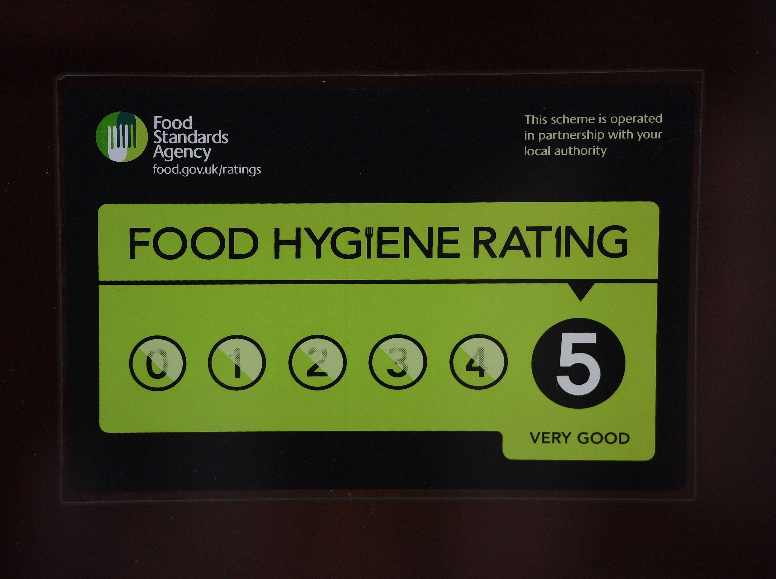 New hygiene ratings for 45 Black Country and Staffordshire food spots