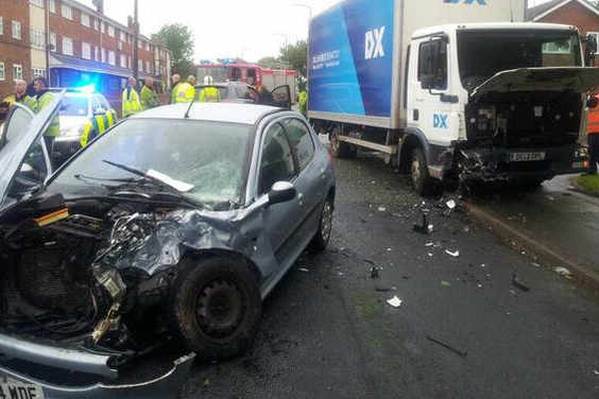 Two injured in Bilston crash | Express & Star