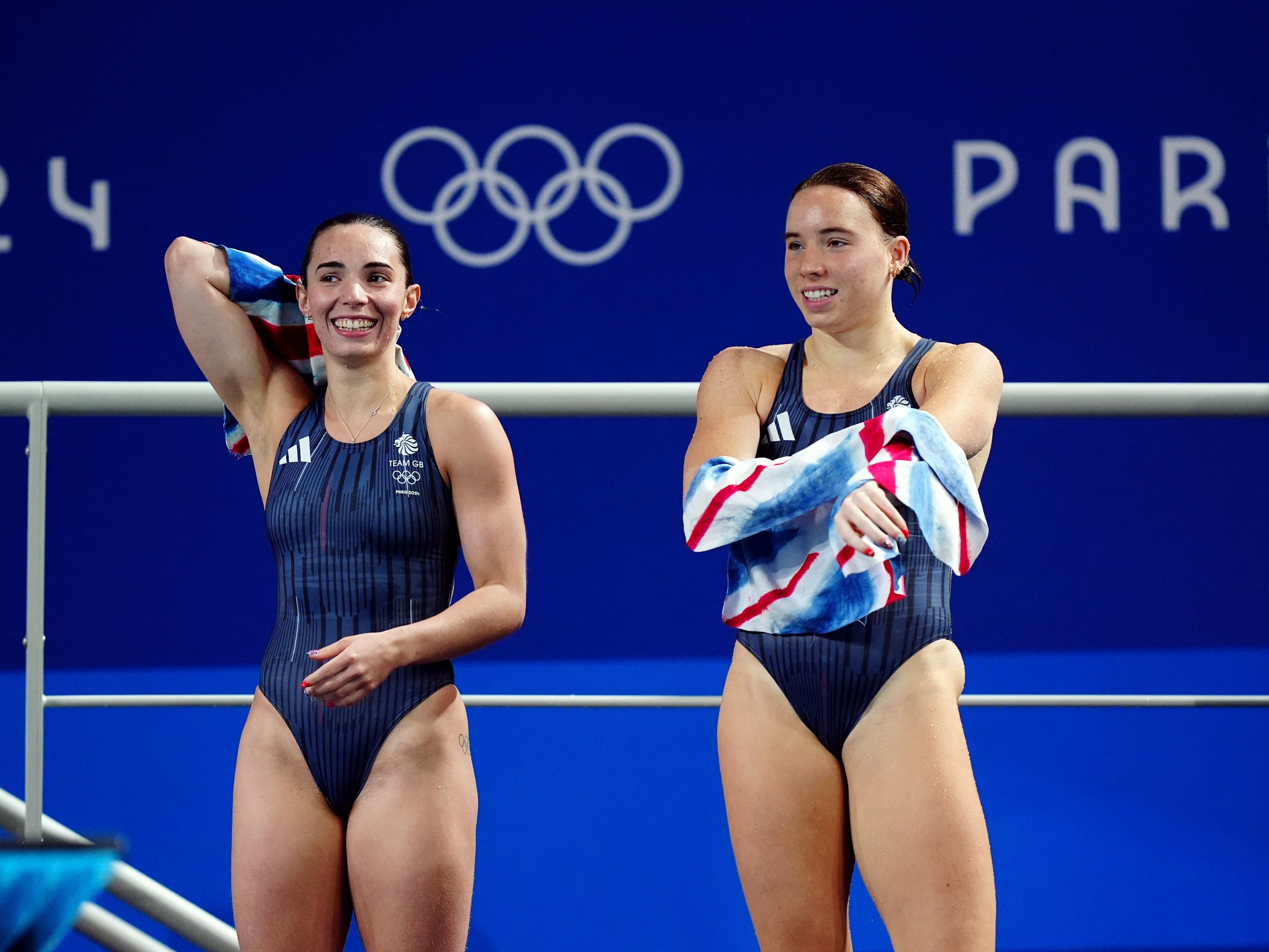 Yasmin Harper and Scarlett Mew Jensen claim GB first medal with diving bronze