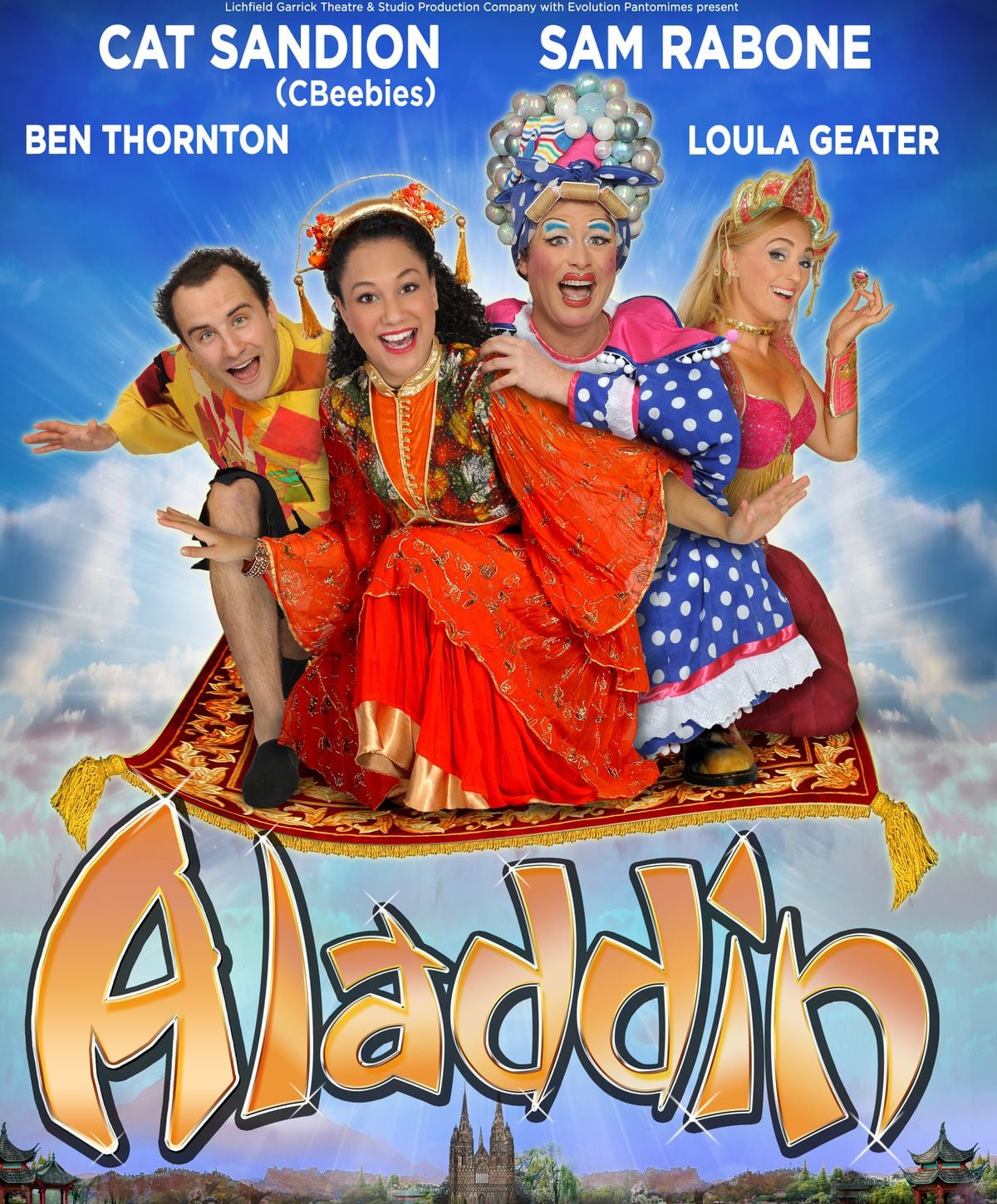 CBeebies Cat Sandion to star in Lichfield Garrick's Aladdin Express