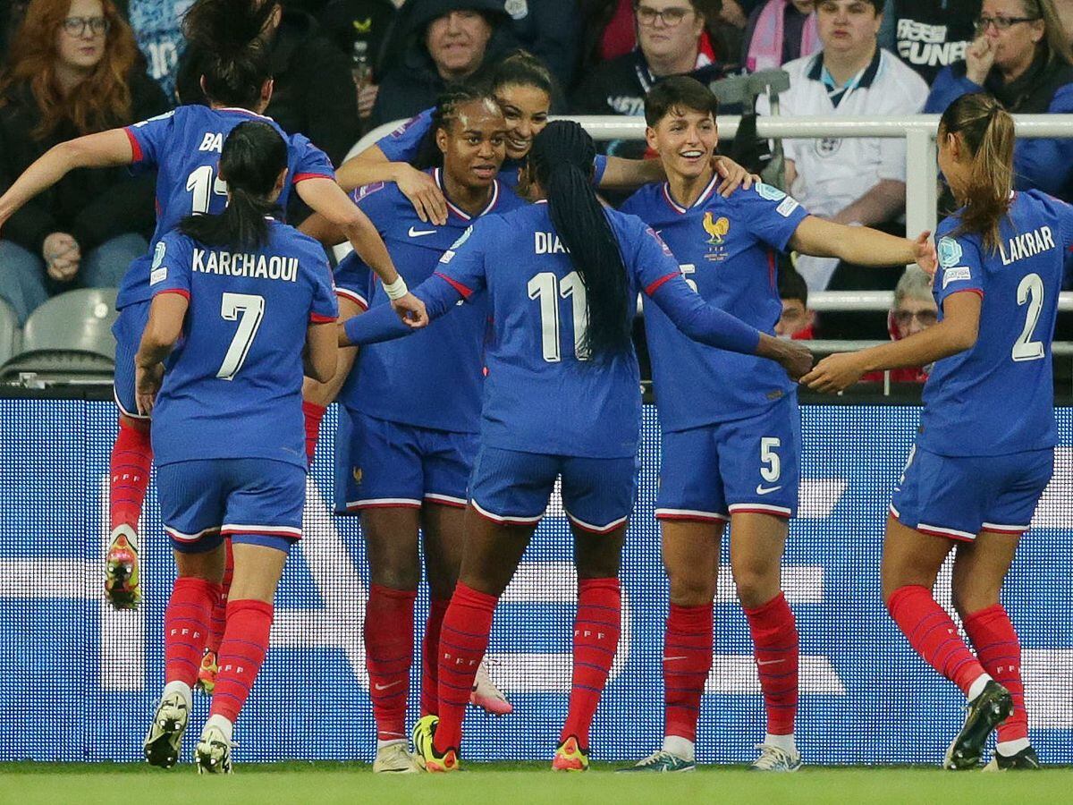 Marie-Antoinette Katoto stuns England as France win qualifier in Newcastle