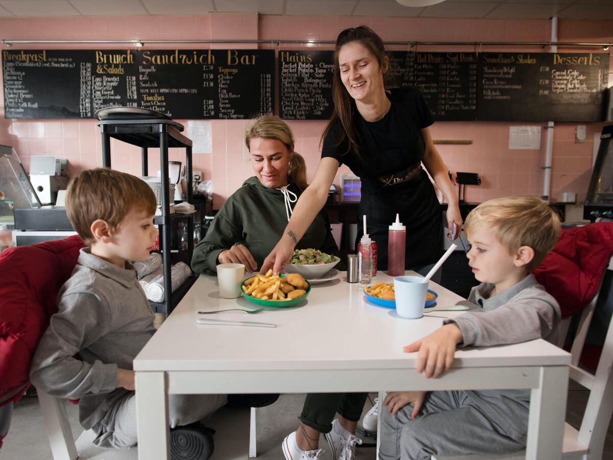 In Pictures: Cafes and communities come together to feed children ...