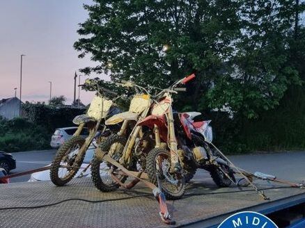 Five motorbikes seized in police crack down