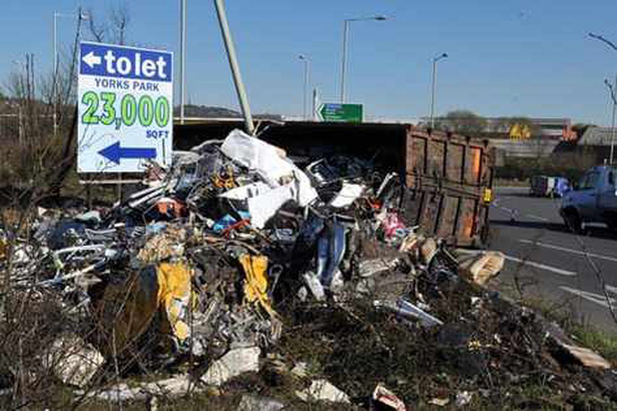 Overturned Lorry Causes Chaos Express And Star