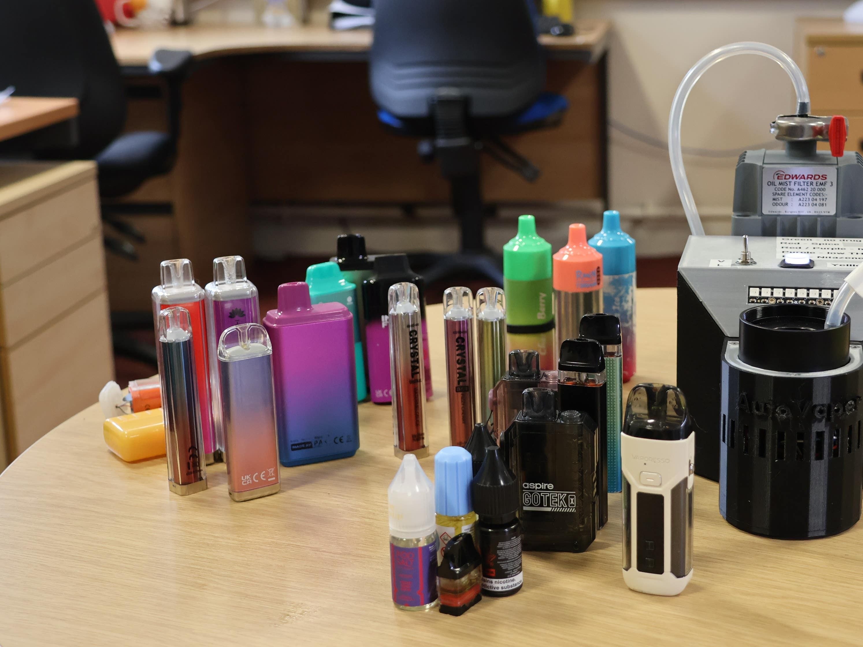 School children unwittingly smoking spice-spiked vapes, study finds