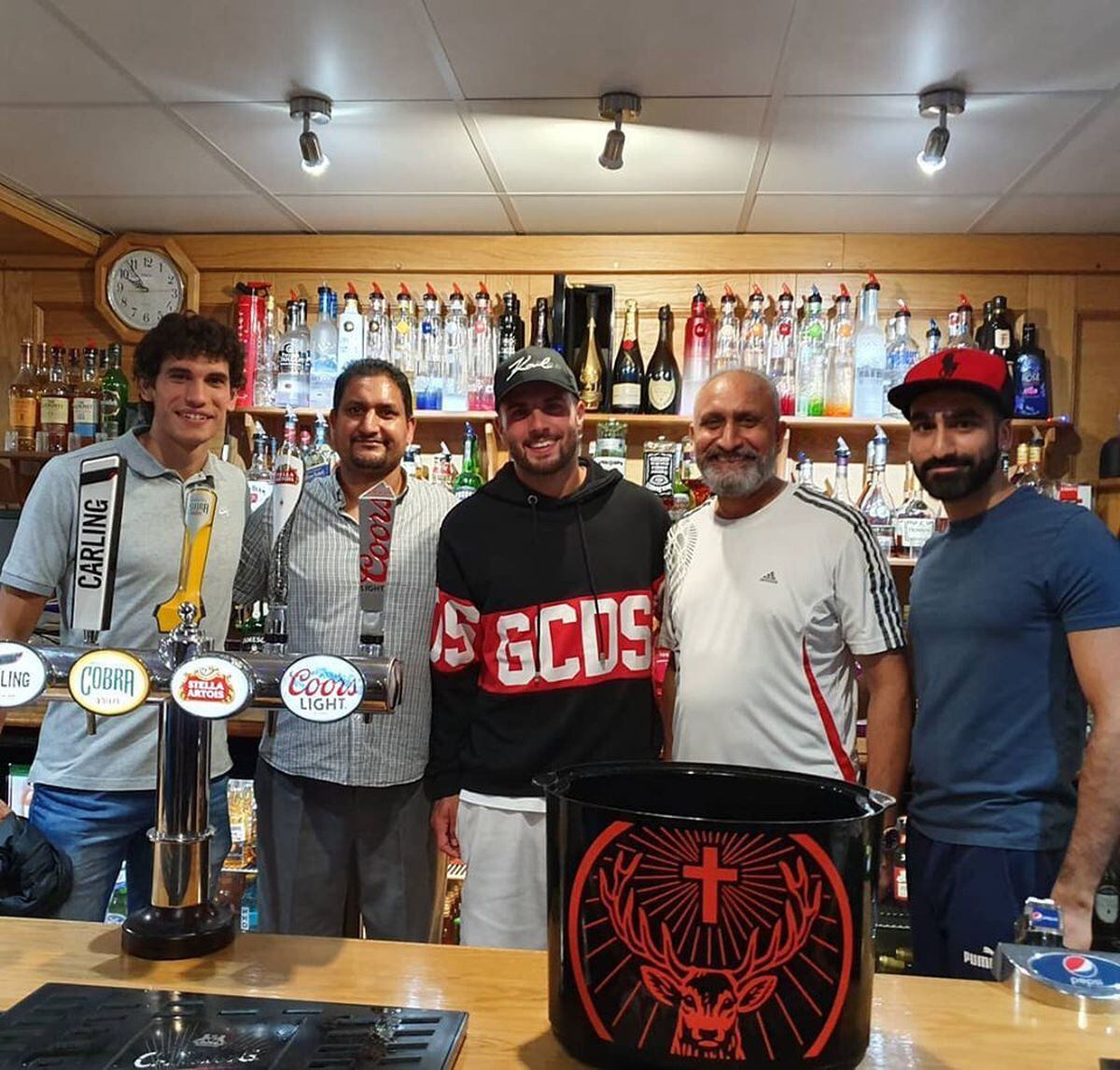 Cheers! New Wolves signings get warm at Wolverhampton pub