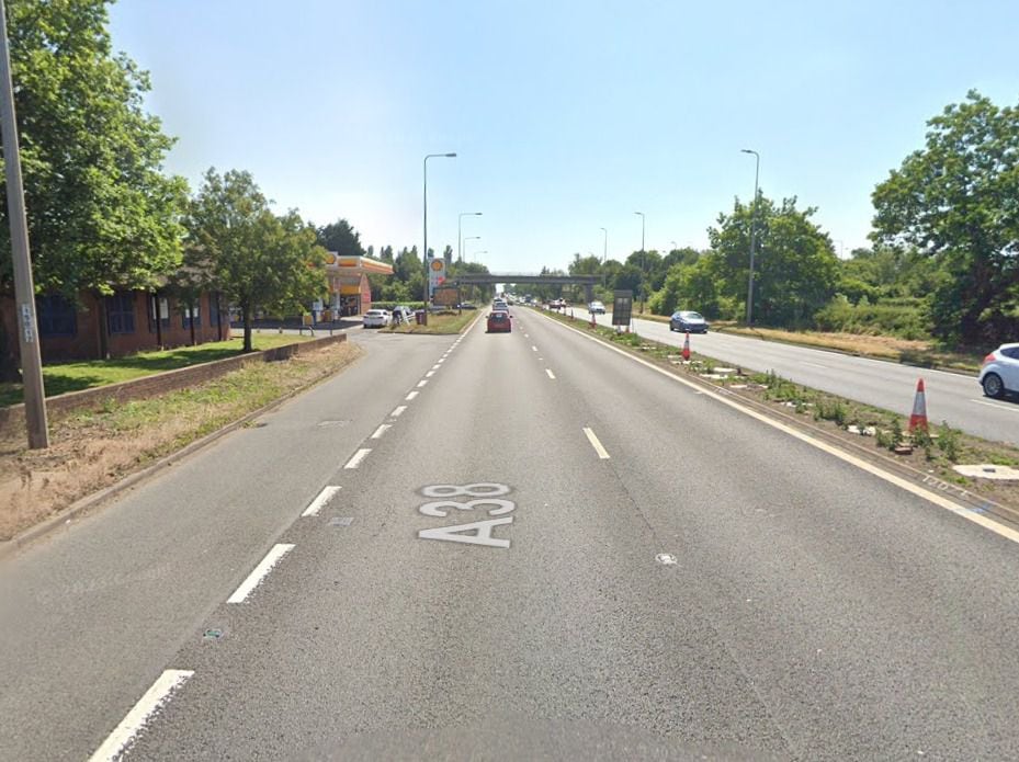 Two lanes closed on busy road in Staffordshire due to burst water main