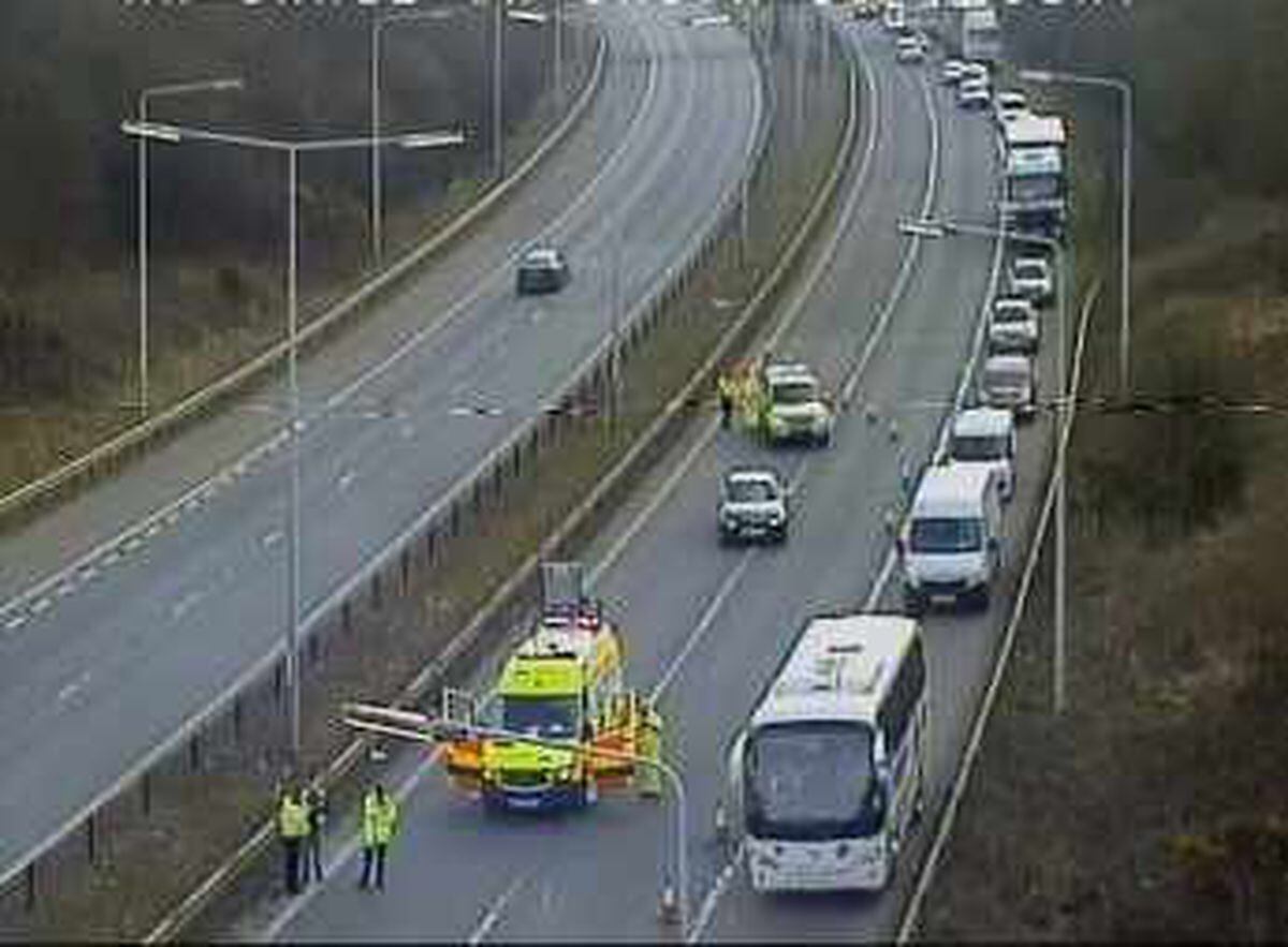 M54 Reopens After Lorry Smash Causes Delays Express And Star