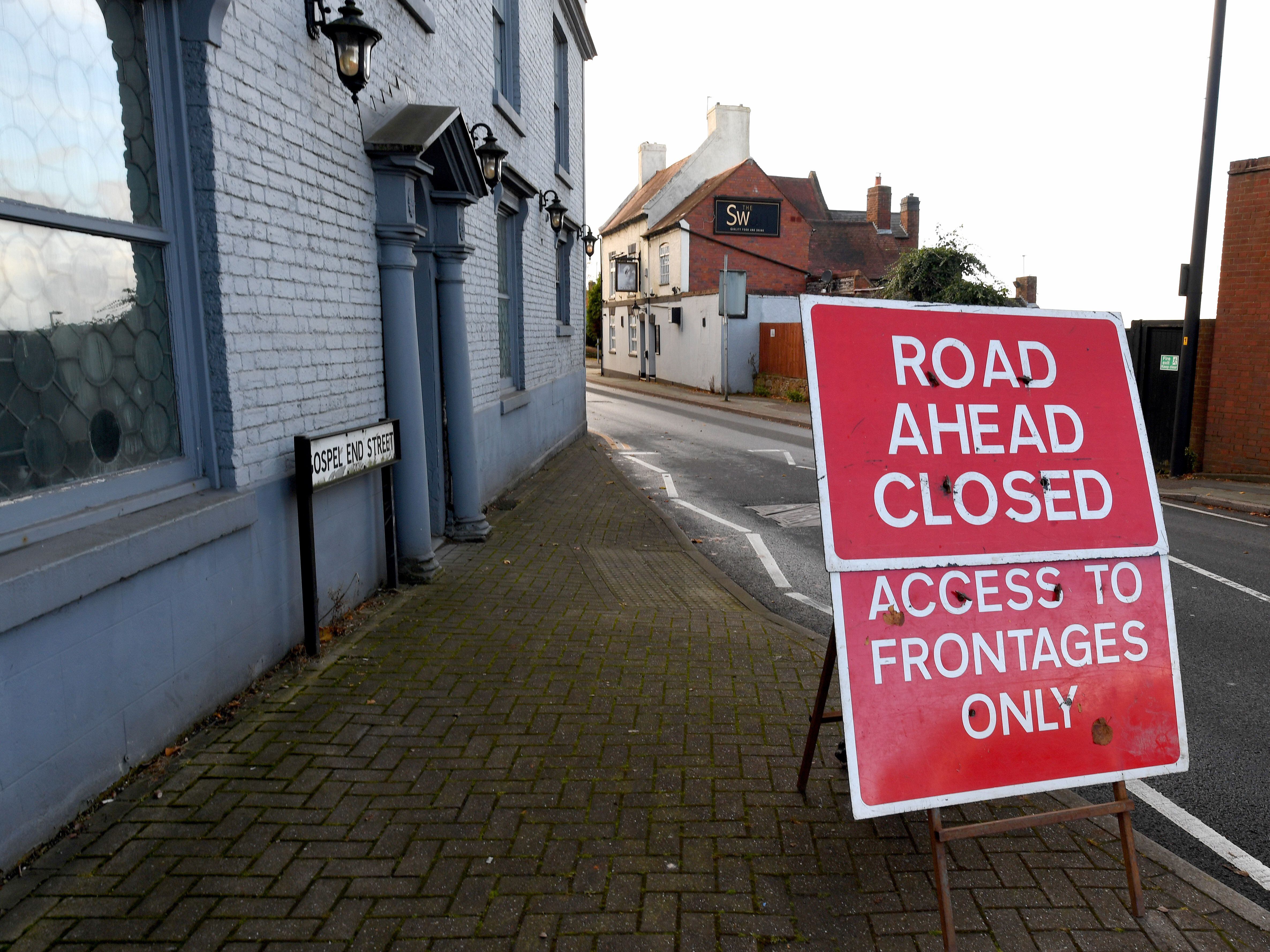 Road closed near busy Black Country junction as water works begin
