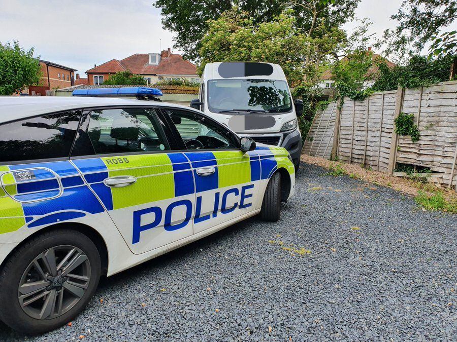 Police spot stolen van with false plates during Brierley Hill patrol