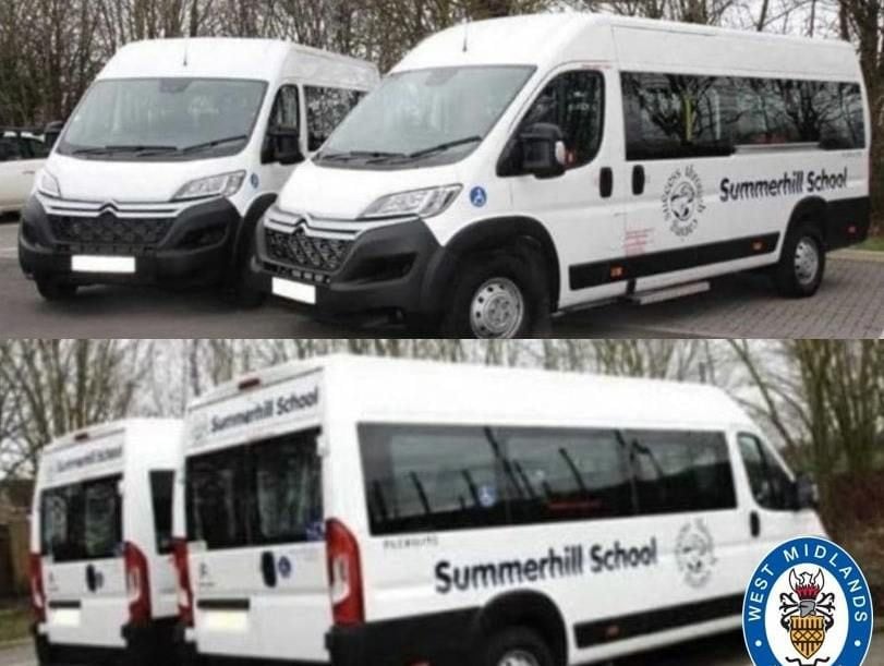 'Do the decent thing and return them': Police appeal to thieves who stole school minibuses